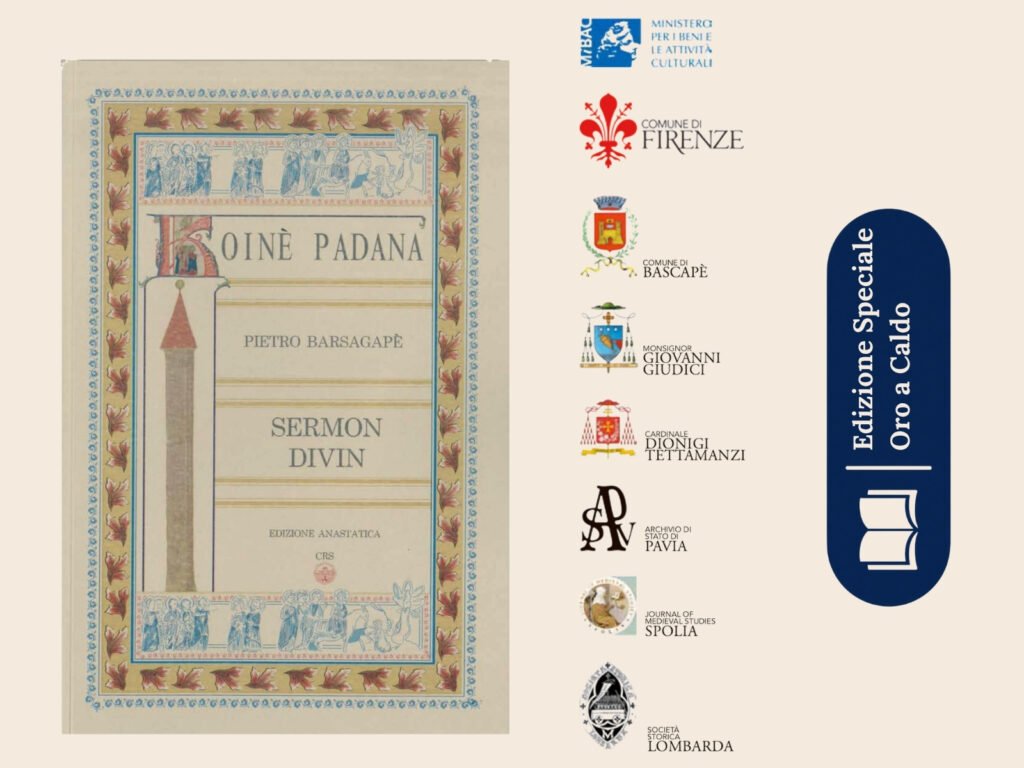 2. Sermon Divin di Barsagapè - edizione anastatica su carte di pregio con oro a caldo