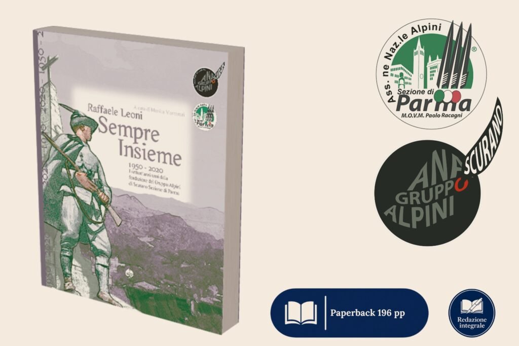 Libro per associazioni Gruppo Alpini - Sempre Insieme, volume celebrativo in brossura